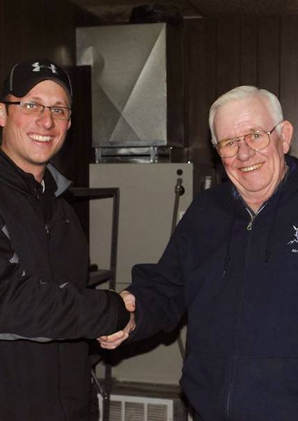 Brad Richweld with Duane Devitt of Duane's Welding Service