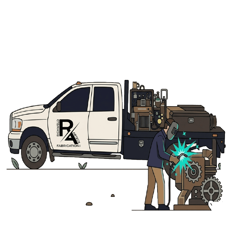 Richweld Fabrication Mobile Welding Truck Illlustration