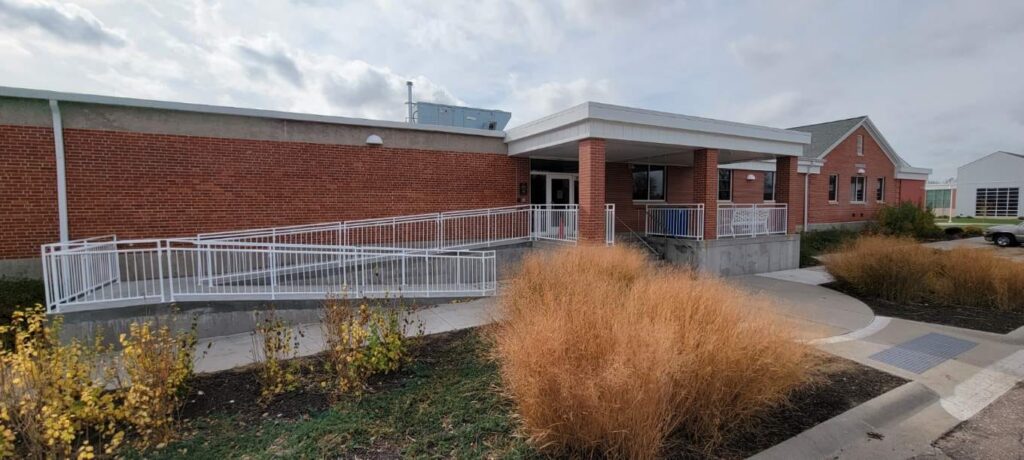 Handicap Ramp and Metal Railing Grand Island Nebrasaka